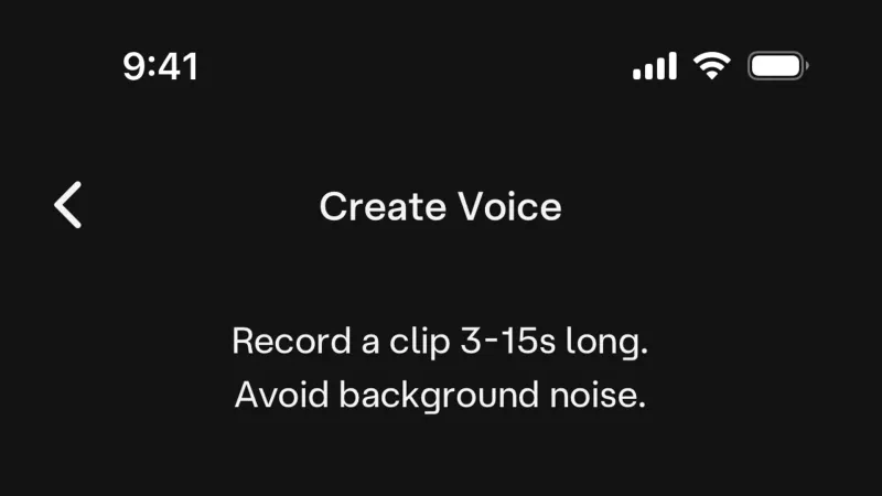 Audio Player — Character.AI, AI & ML UI