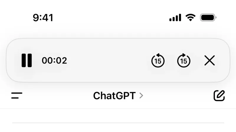 Audio Player — ChatGPT, AI & ML UI