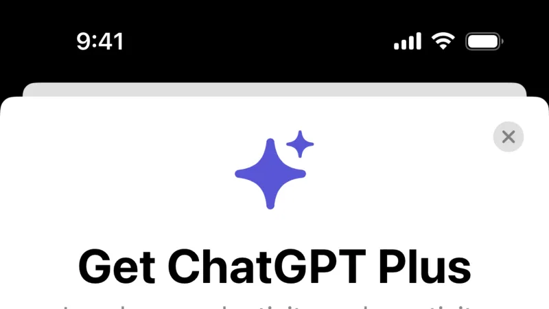 Subscription & Paywall — ChatGPT, AI & ML UI