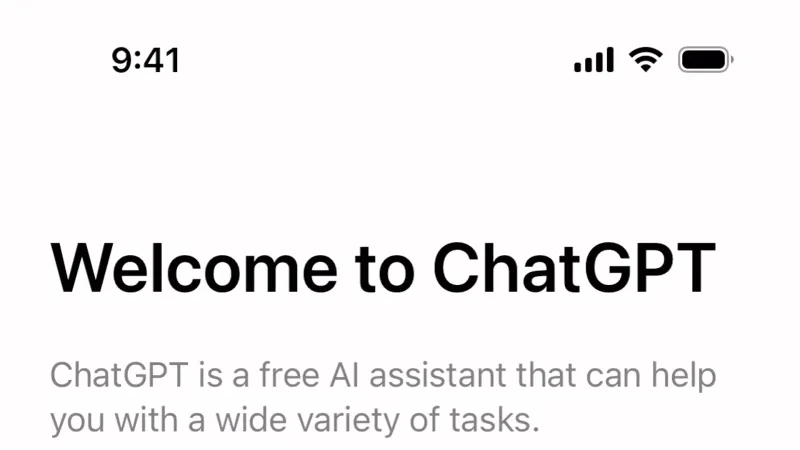 Welcome & Get Started — ChatGPT, AI & ML UI