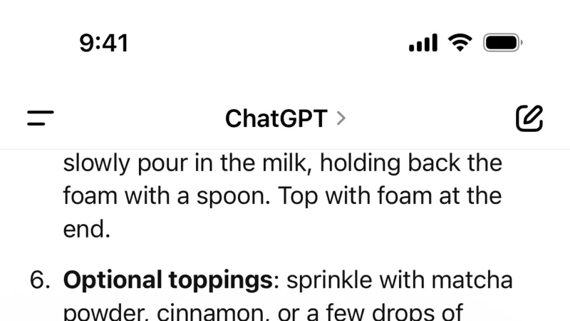 Dropdown Menu — ChatGPT, AI & ML UI
