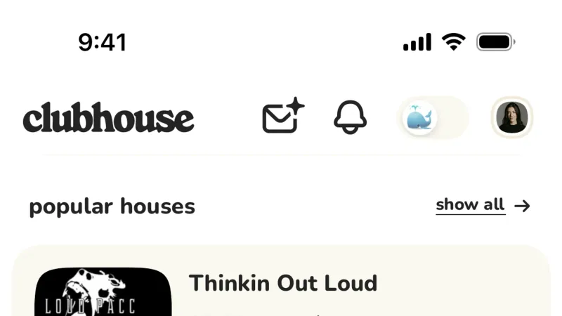 Switch — Clubhouse, Social UI