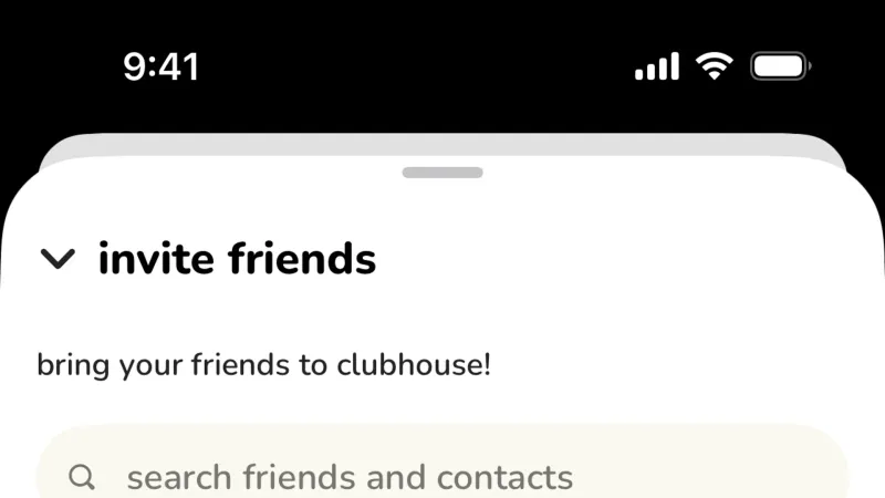 Avatar — Clubhouse, Social UI