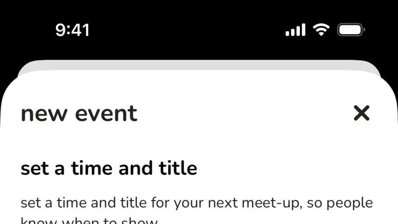 Bottom Sheet — Clubhouse, Social UI