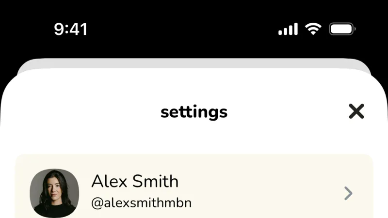 Switch — Clubhouse, Social UI