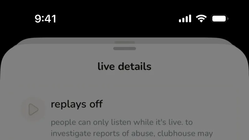 Set — Clubhouse, Social UI
