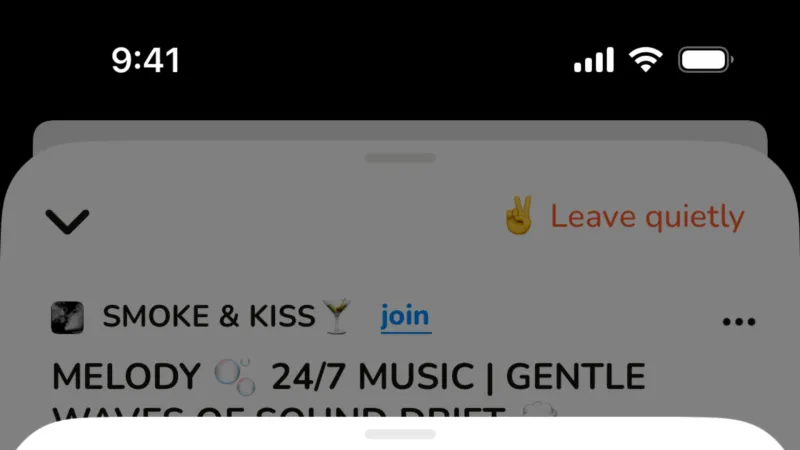Date & Time — Clubhouse, Social UI
