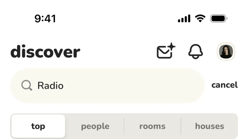 Button — Clubhouse, Social UI