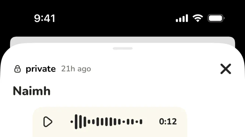 Toolbar — Clubhouse, Social UI