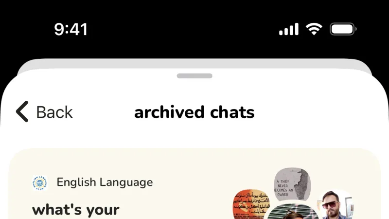 Avatar — Clubhouse, Social UI