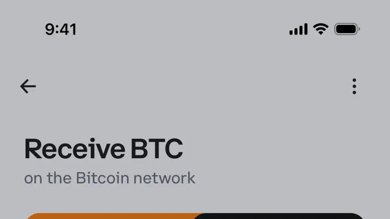 Action Option — Coinbase, Fintech UI