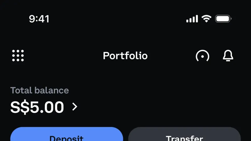 Timeline & History — Coinbase, Fintech UI