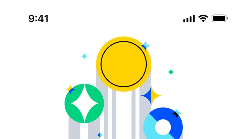 Welcome & Get Started — Coinbase, Fintech UI