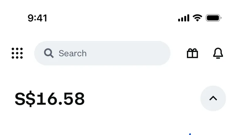 Carousel — Coinbase, Fintech UI