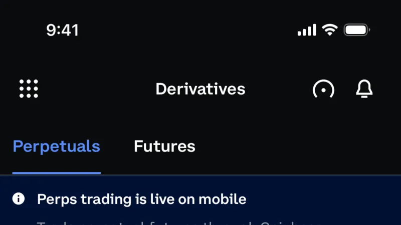 Banner — Coinbase, Fintech UI