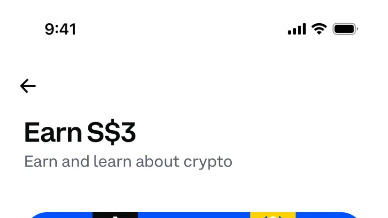 Promotions & Rewards — Coinbase, Fintech UI