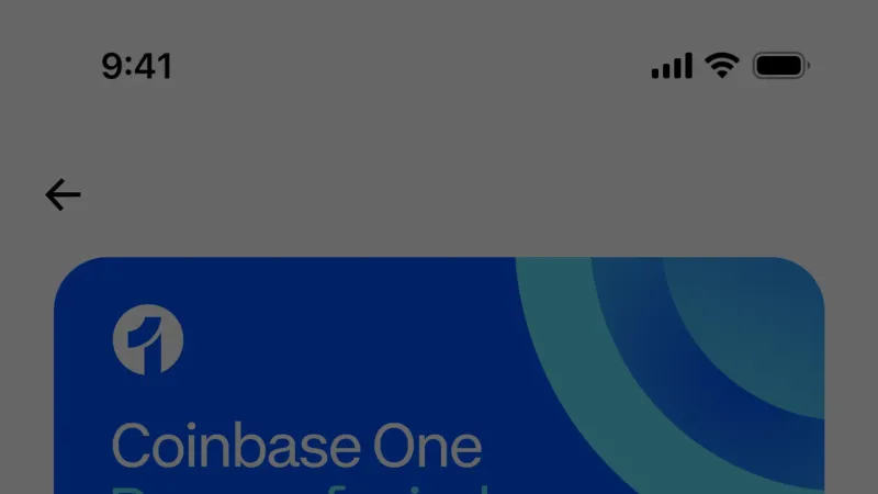 Feedback — Coinbase, Fintech UI