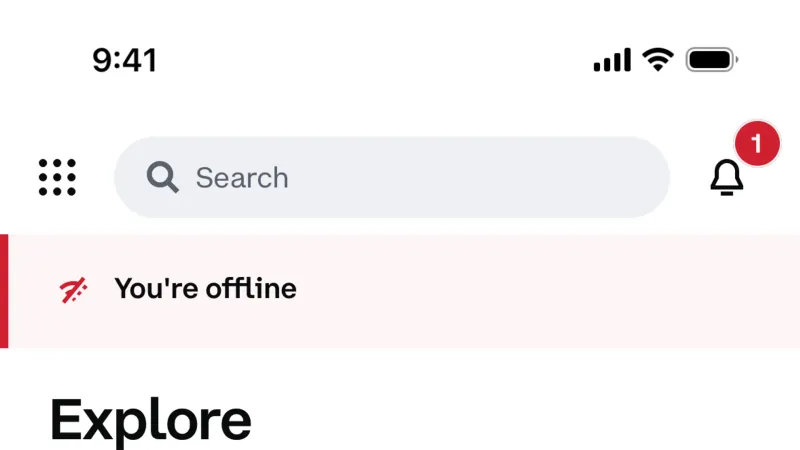 Error — Coinbase, Fintech UI
