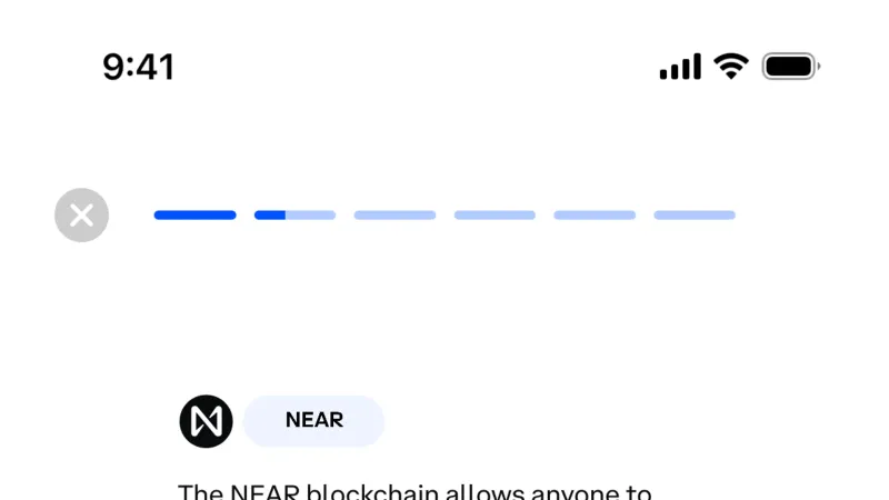 Full-Screen Overlay — Coinbase, Fintech UI
