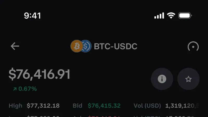 Help & Support — Coinbase, Fintech UI