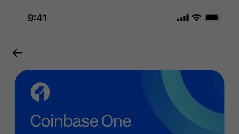 Radio Button — Coinbase, Fintech UI