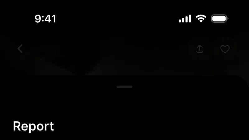 Flag & Report — CREME, Food & Drink UI
