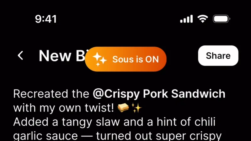 Switch — CREME, Food & Drink UI