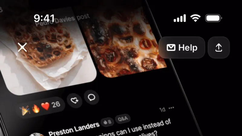 Full-Screen Overlay — CREME, Food & Drink UI