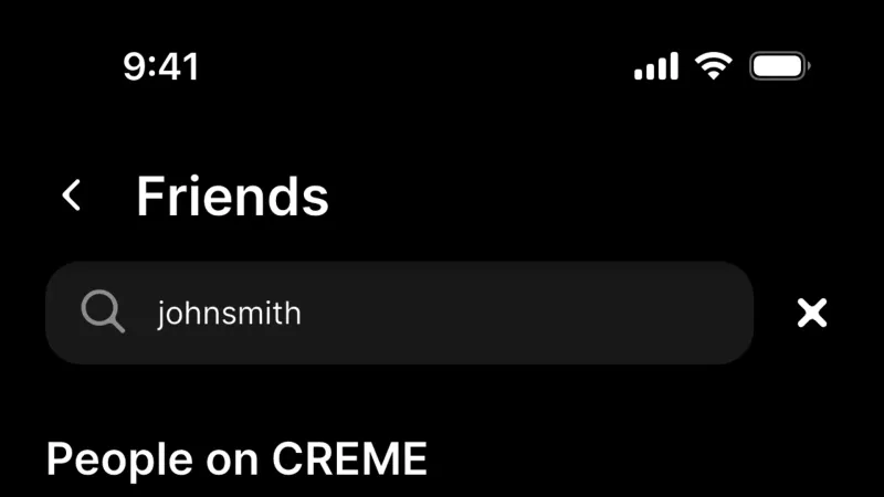 Follow & Subscribe — CREME, Food & Drink UI
