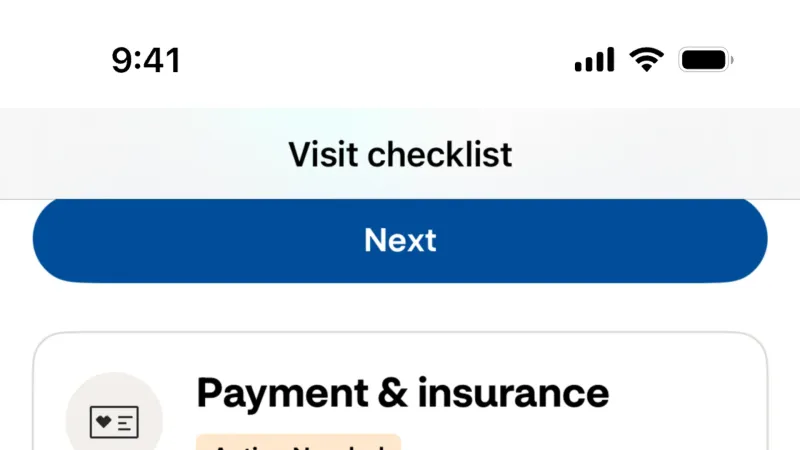 Progress — CVS Health, Health UI