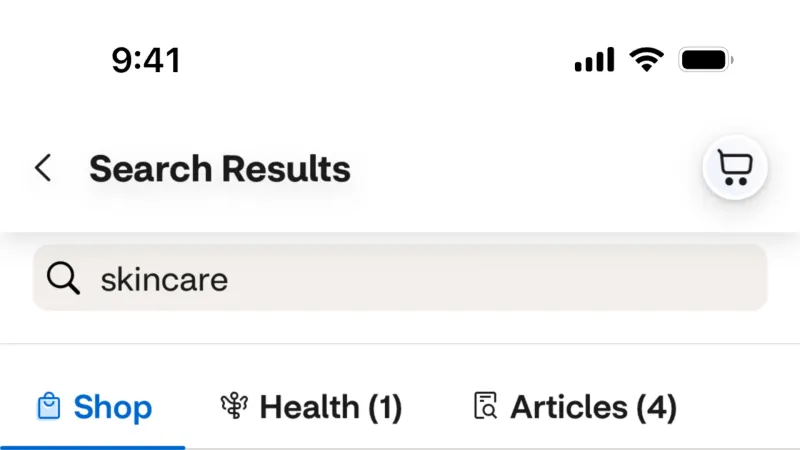 Search Bar — CVS Health, Health UI