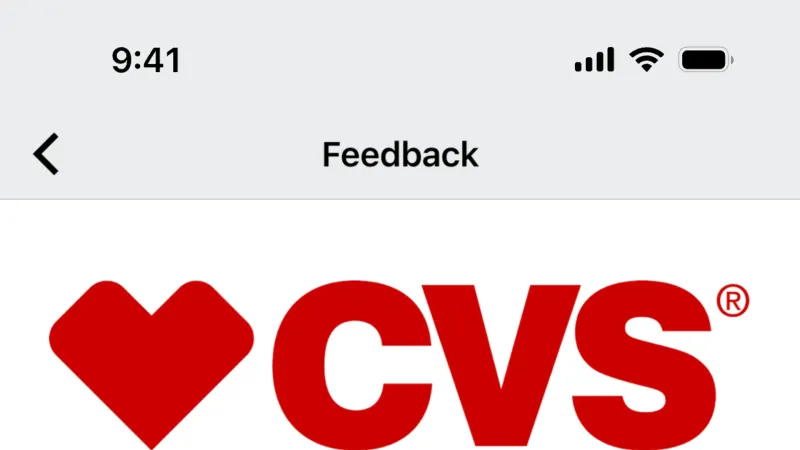 Feedback — CVS Health, Health UI