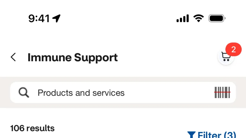 Shop & Storefront — CVS Health, Health UI