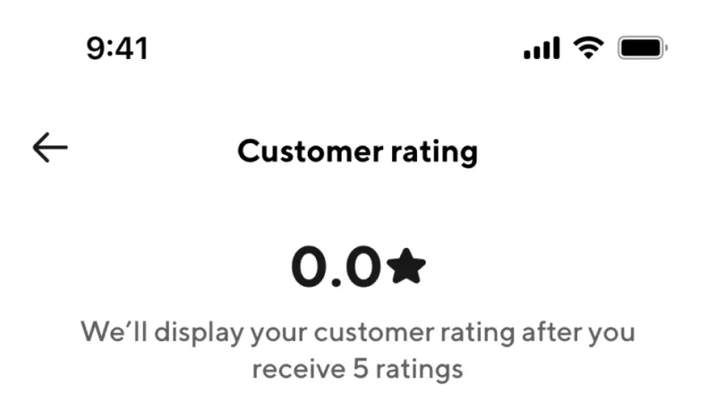 Empty State — DoorDash Dasher, Food & Drink UI