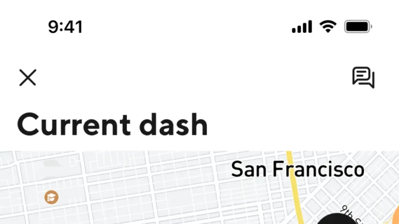 Map Pin — DoorDash Dasher, Food & Drink UI