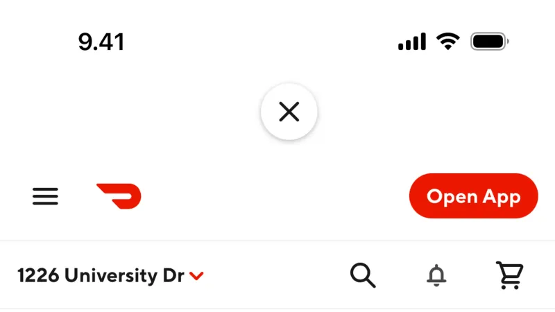 DoorDash — Food & Drink, интерфейс, скриншот 6/304