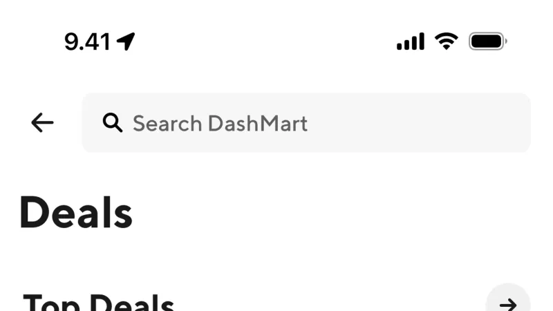 Promotions & Rewards — DoorDash, Food & Drink UI