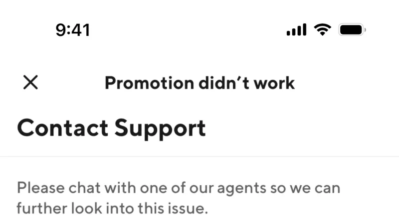 Help & Support — DoorDash, Food & Drink UI