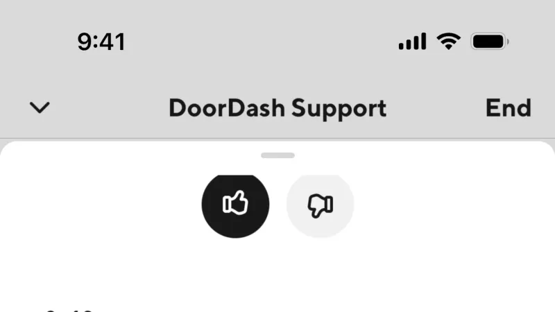 Feedback — DoorDash, Food & Drink UI