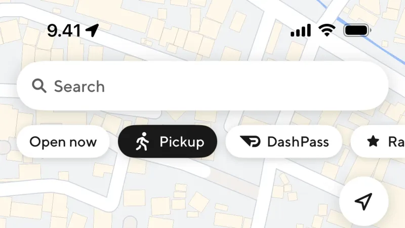 Map Pin — DoorDash, Food & Drink UI