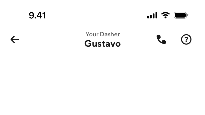 Empty State — DoorDash, Food & Drink UI