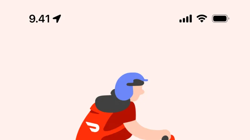 Location & Address — DoorDash, Food & Drink UI