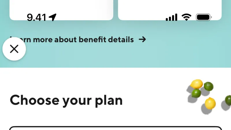 Subscription & Paywall — DoorDash, Food & Drink UI