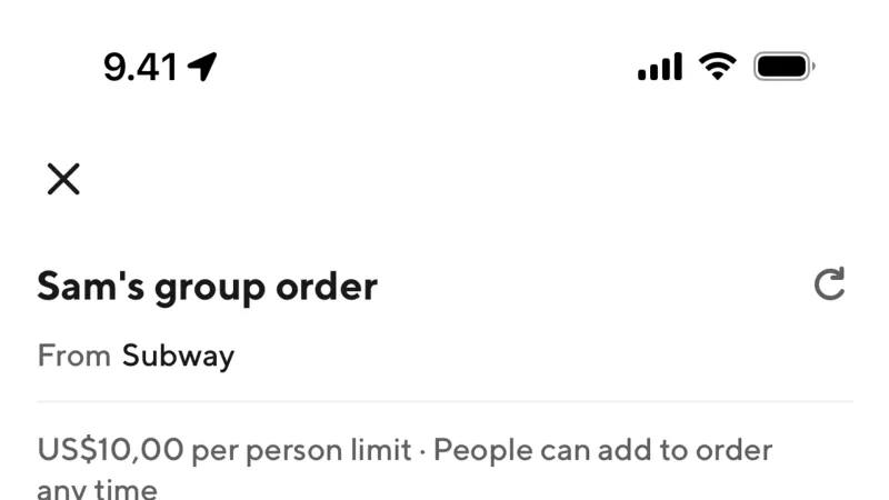 Full-Screen Overlay — DoorDash, Food & Drink UI