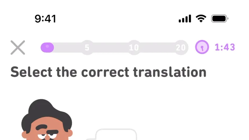 Progress Indicator — Duolingo, Education UI