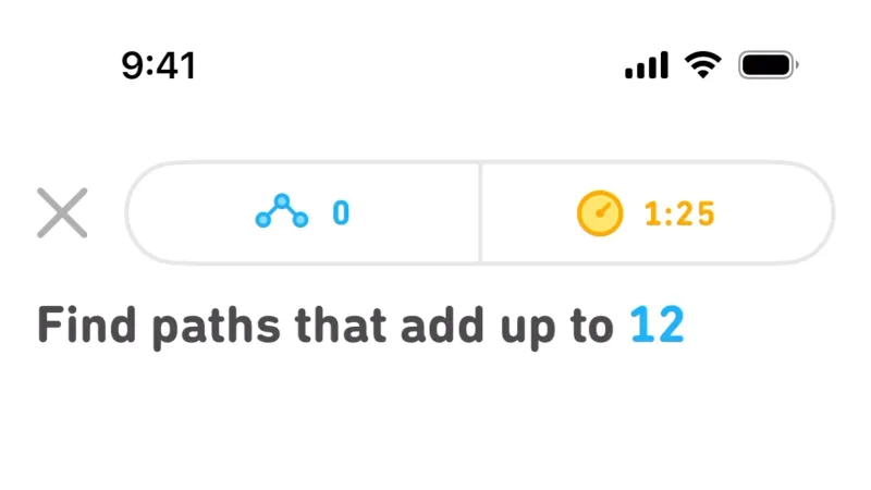 Quiz — Duolingo, Education UI