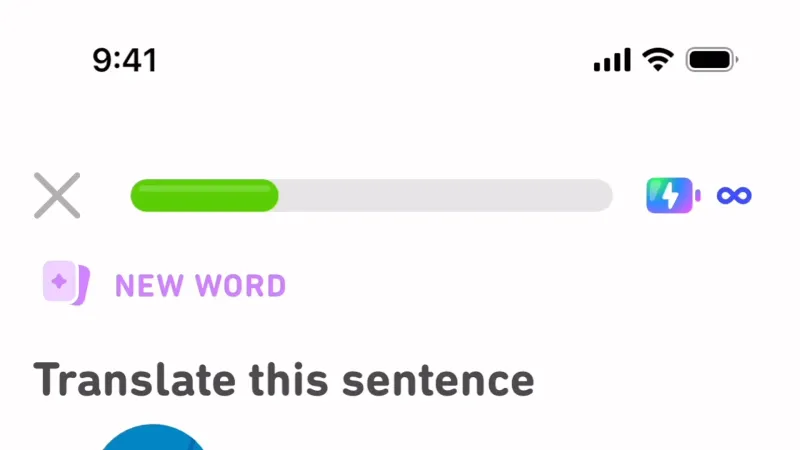 Tooltip — Duolingo, Education UI