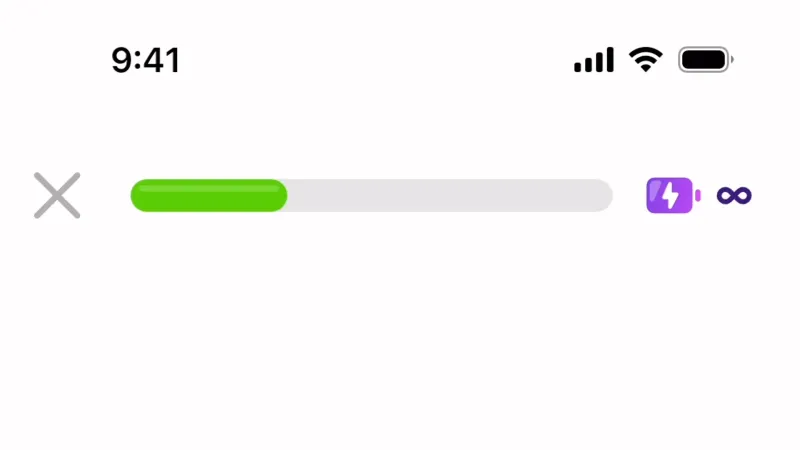 Audio Player — Duolingo, Education UI