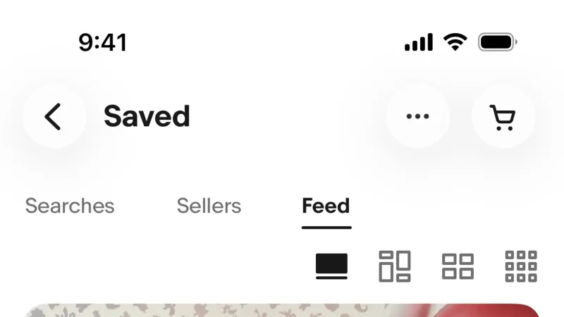 Segmented Control — eBay, E-commerce UI