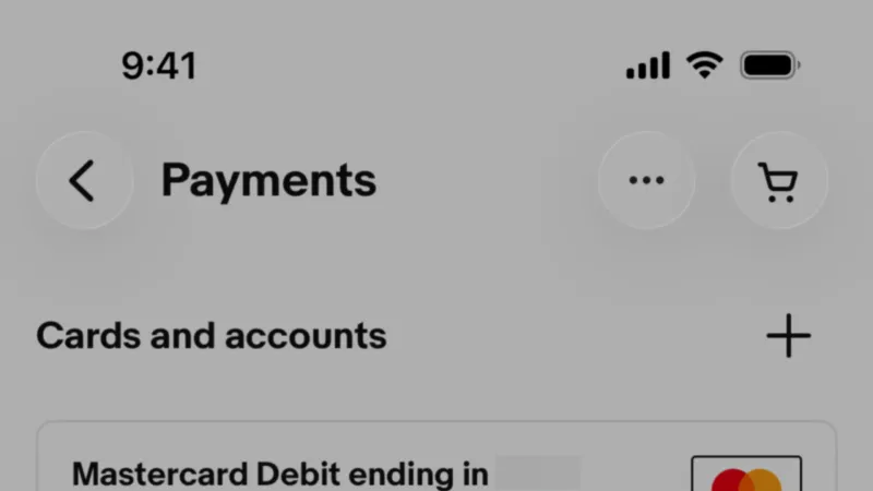 Delete — eBay, E-commerce UI